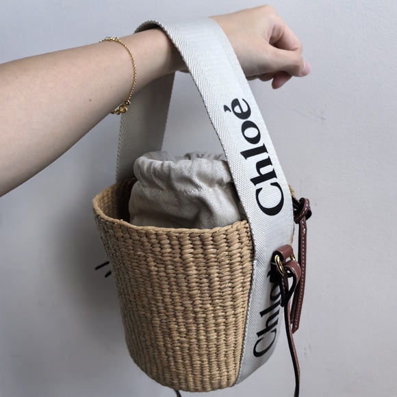 SMALL WOODY TOTE BAG IN NATURAL FIBERS - Picture 4 of 11